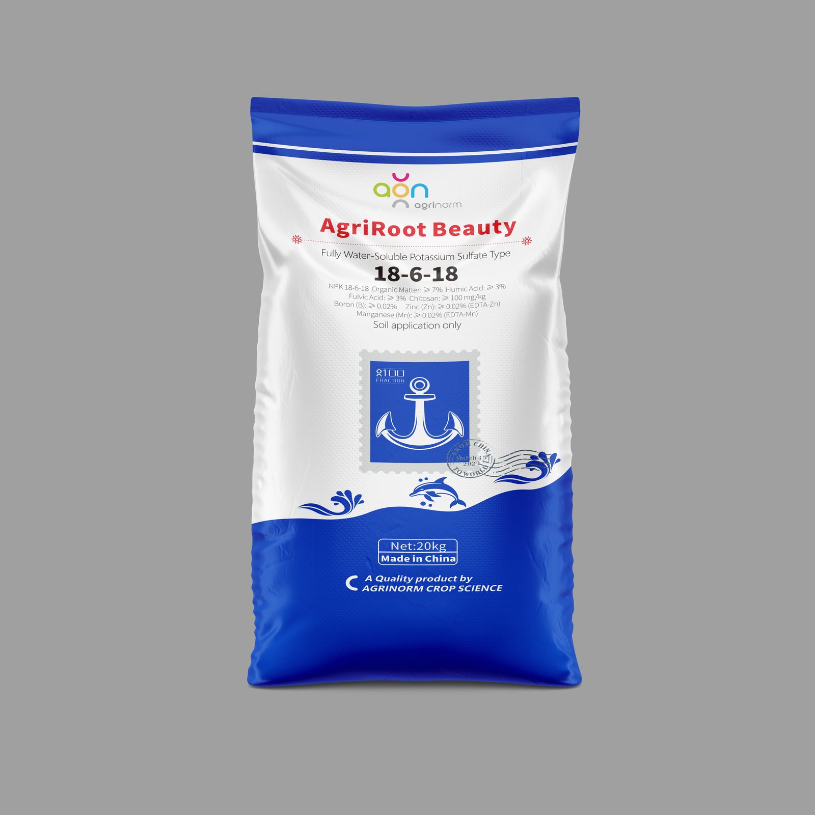 AgriRoot Beauty 18-6-18 original packaging image
