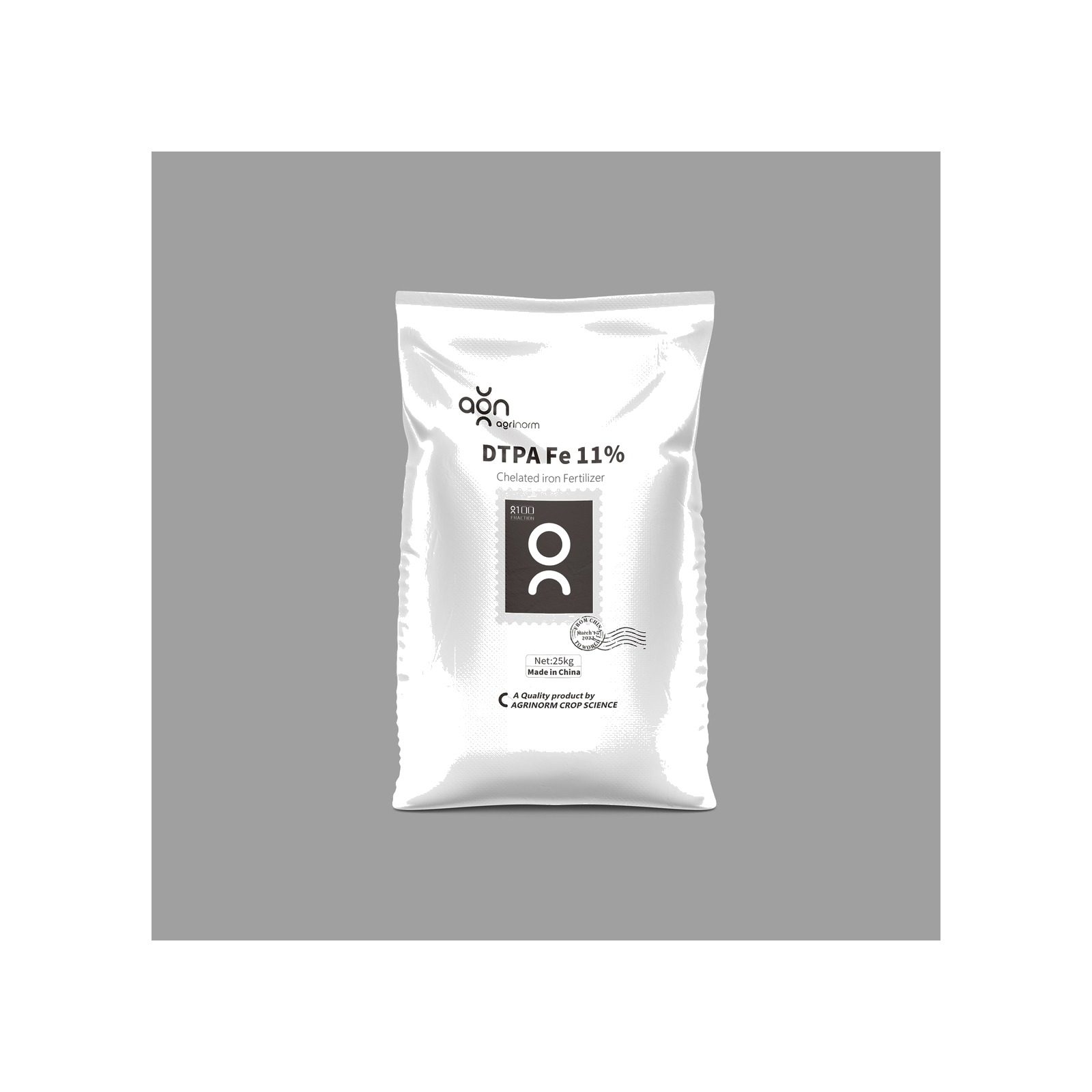 DTPA Fe 11% label and packaging details