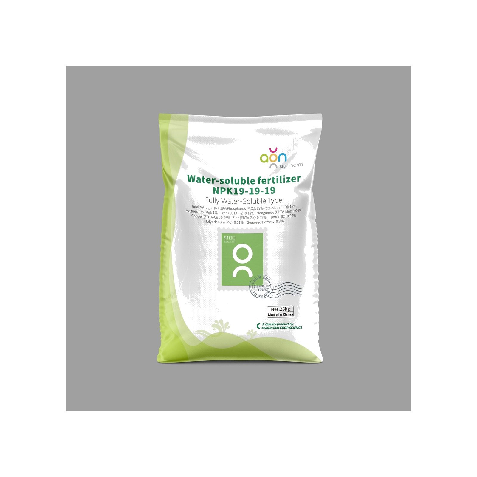 NPK19-19-19 label and packaging details