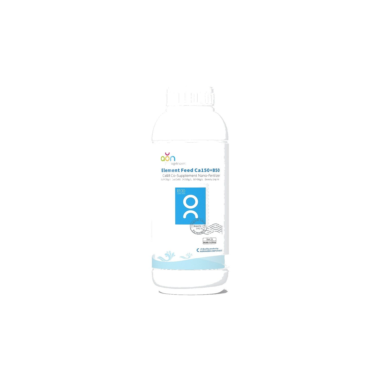 Element Feed Ca150+B50 label and packaging details