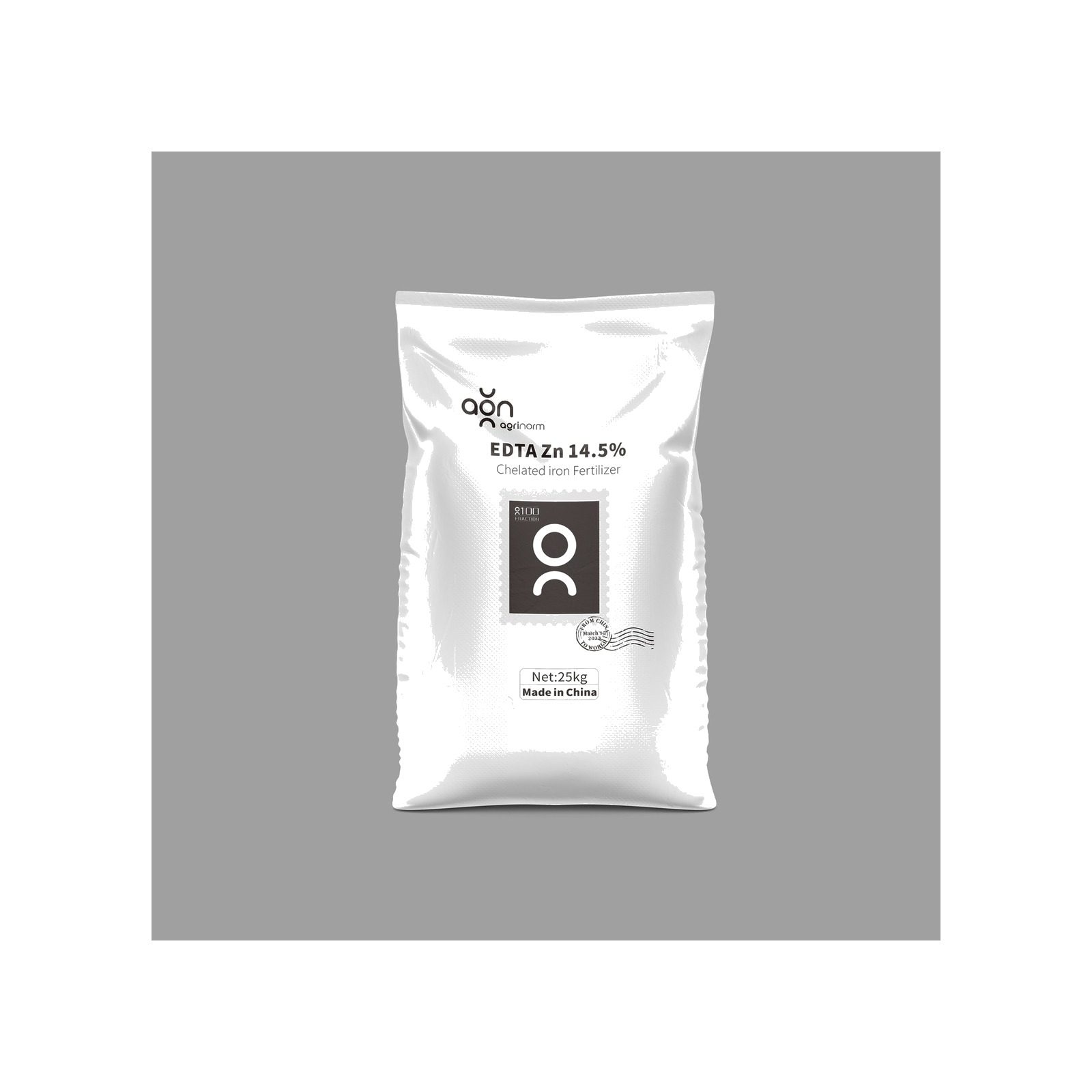 EDTA Zn 14.5% label and packaging details