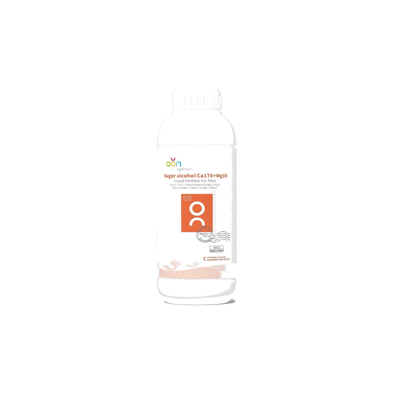 Sugar Alcohol Ca170+Mg10 label and packaging details