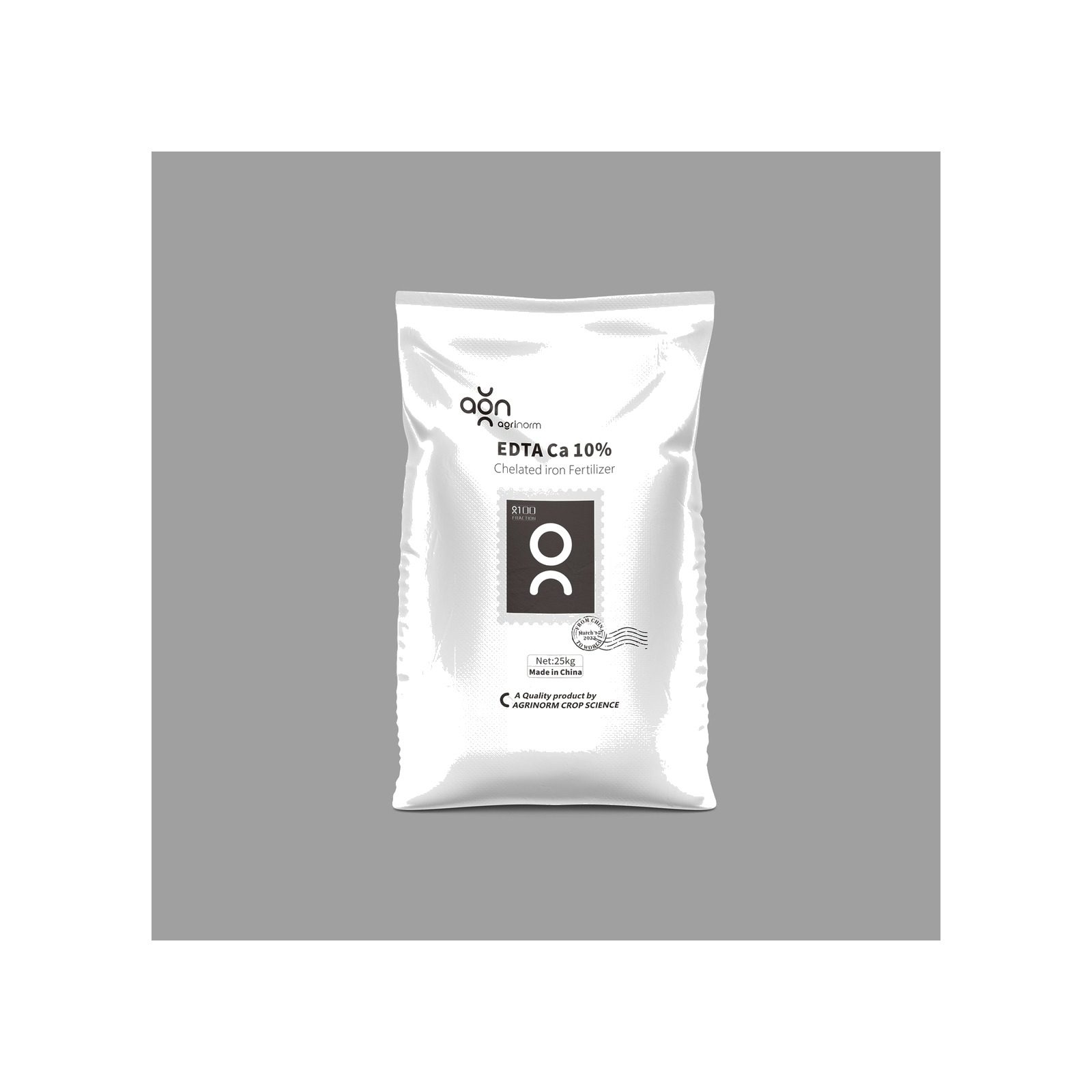 EDTA Ca 9.5% label and packaging details