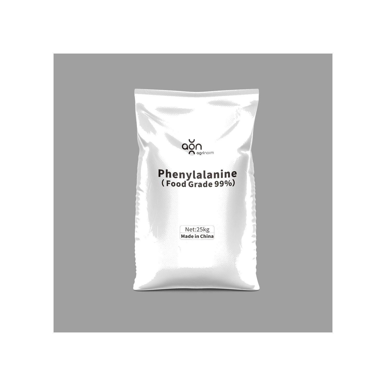 Phenylalanine 99% label and packaging details
