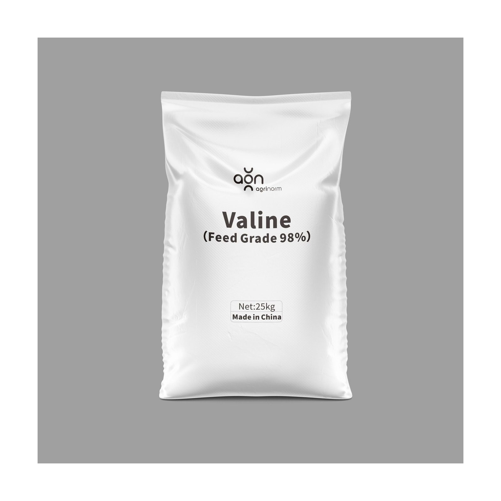 Valine 98% label and packaging details