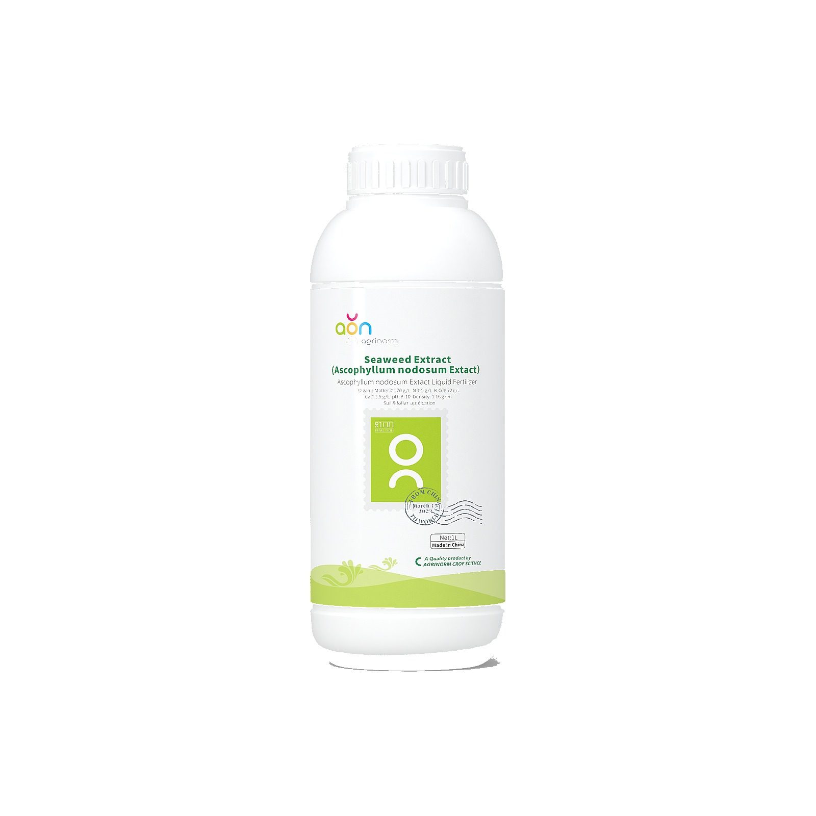 Seaweed Extract Liquid label and packaging details