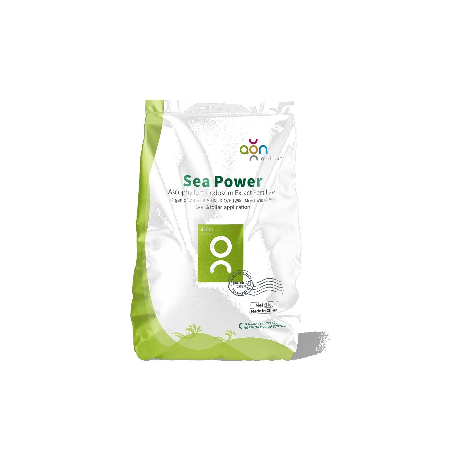 Sea Power label and packaging details
