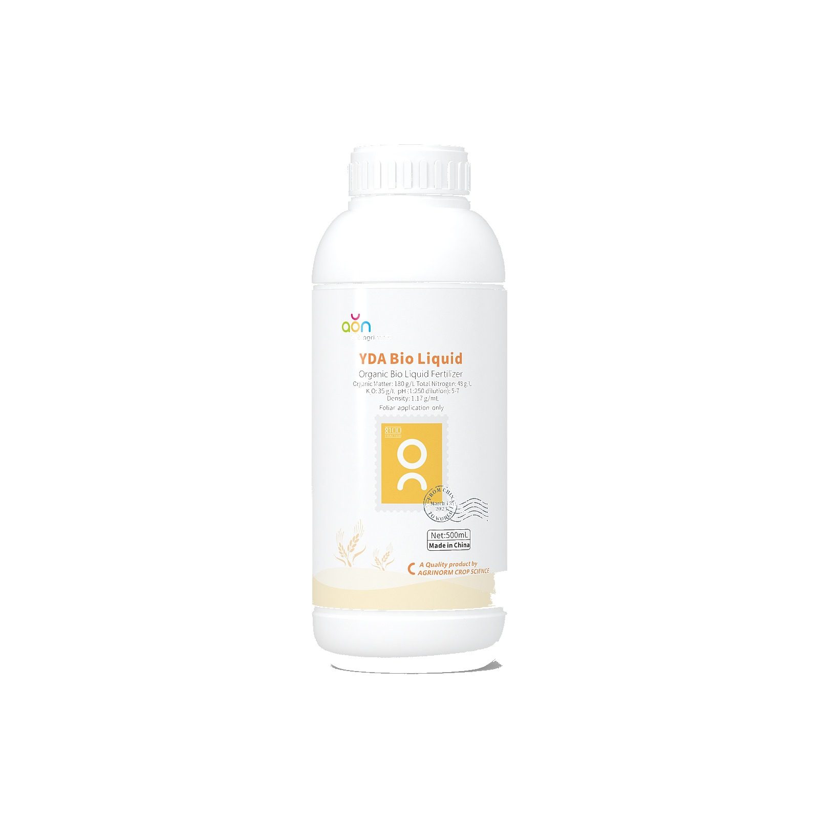 YDA Bio Liquid label and packaging details