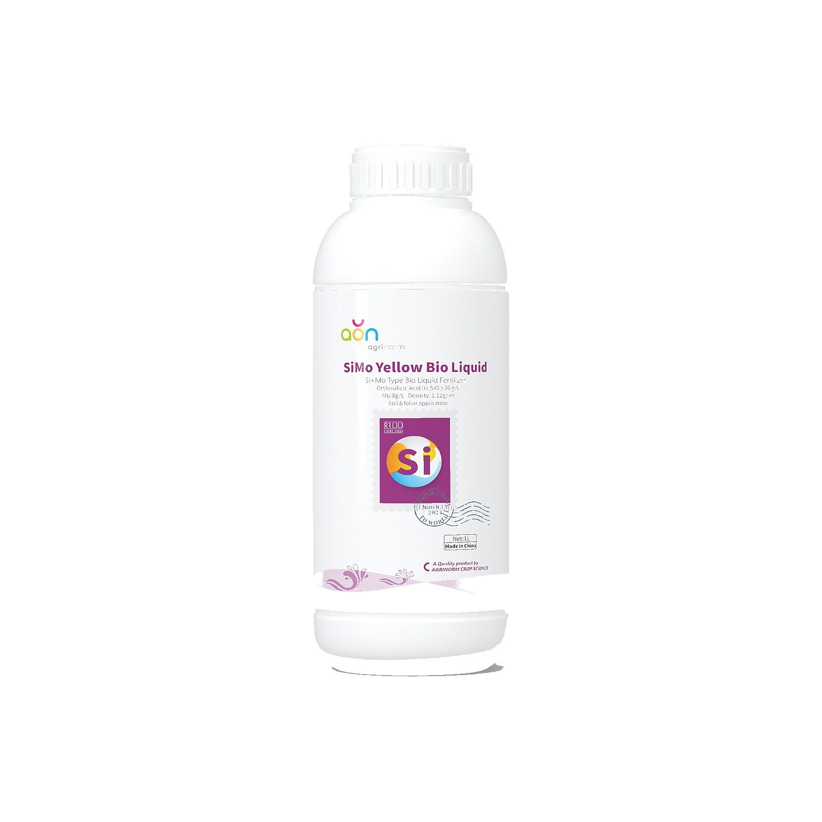 SiMo Yellow Bio Liquid label and packaging details